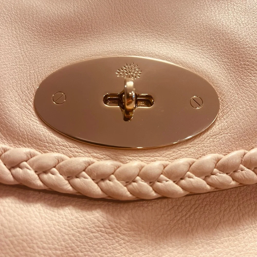 Mulberry Alexa Extra Large Blush Pink Leather Satchel & Crossbody Handbag - Picture 4 of 13
